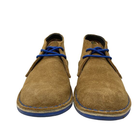 Veldskoen Chukka Boots Mens 7 Brown Suede Blue Sole Lace Up Desert Boot Casual main image 4